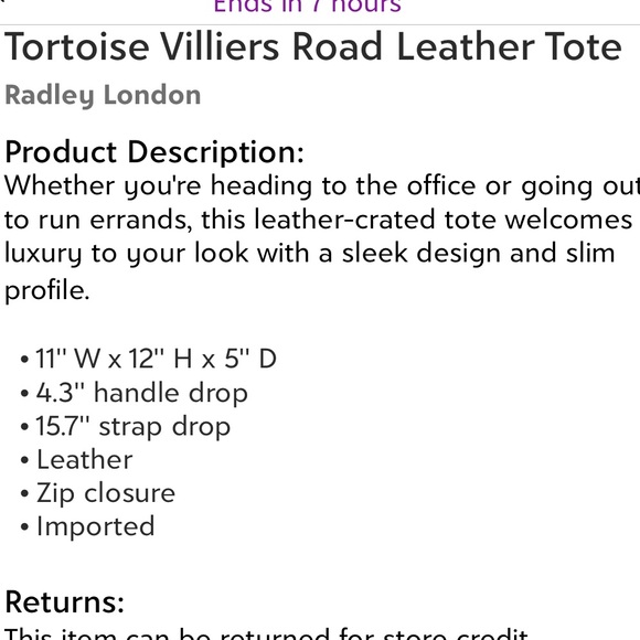 RADLEY LONDON Bags Radley Londontortoise Villiers Road Leather